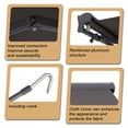 thumbnail image 5 of 13' × 9.8' Retractable Awning Patio Outdoor Sunshade Shelter UV Protection Waterproof, Black, 5 of 8