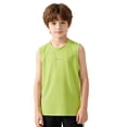thumbnail image 1 of Boys Tank Tops Kids Mesh Quick Dry Sleeveless Athletic Shirts Youth Workout Performance Tops,7-8 Years, 1 of 6
