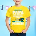 thumbnail image 2 of TAIAOJING Boy Girl Versatile T-Shirts Cartoon Printed Short Sleeve O-Neck Loose Letter Tshirts Father'S Day Top For Toddler To Teenager Relaxed Fit Lightweight Daily Wear, 2 of 4