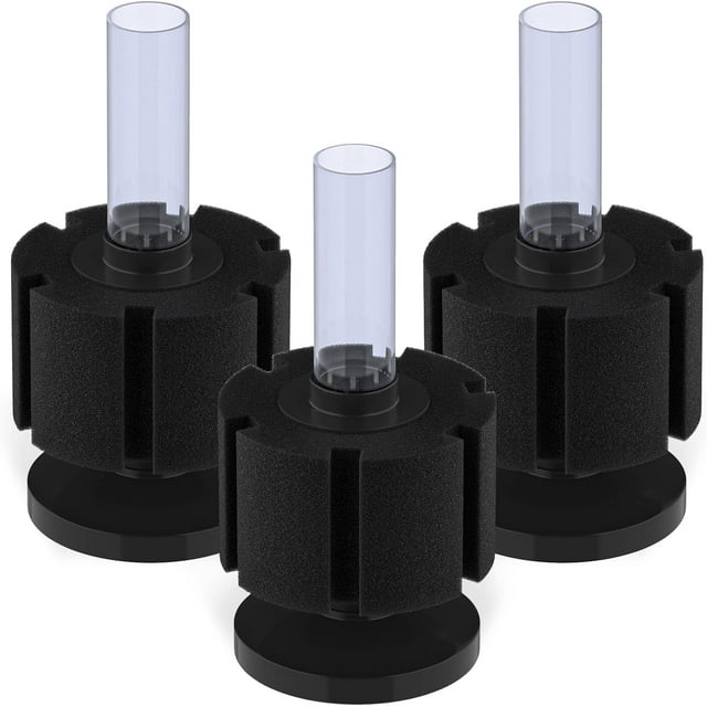 Aquarium Bio Sponge Filter Quiet Betta Fry Shrimp and Small Fish Foam Filter for Fish Tanks up to Gallons