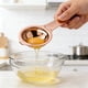 thumbnail image 4 of Separador de huevos de acero inoxidable, colador de yema y clara para repostería, cocina y recetas, 4 of 4