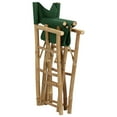 thumbnail image 5 of vidaXL Chaises de Réalisateur Pliantes 2 Pcs Bambou Vert et Tissu, 5 of 5