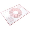 thumbnail image 4 of Alfombrilla de silicona para hornear de 40x60cm, almohadilla antideslizante para hornear, alfombrilla para enrollar masa, herramienta de cocina para repostería (rojo), 4 of 8