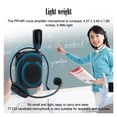 thumbnail image 4 of Portable Megaphone 12W FM Recording Voice Amplifier Teacher Microphone Speaker Mp3 Player FM Radio For Tour Guide ,Clear and Reliable, 4 of 7