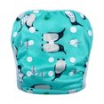 thumbnail image 1 of Bañador para bebé, especial para piscina, ajustable, transpirable, con estampado de pañal de tela, 1 of 6