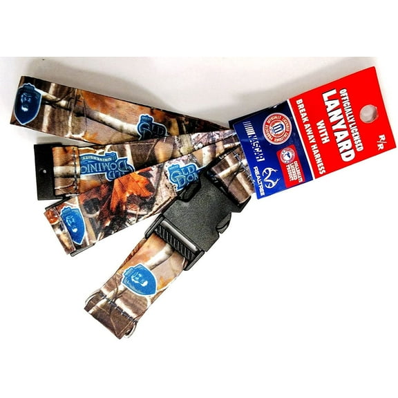 Old Dominion Monarchs CAMO RR Deluxe 2-Sided Lanyard Breakaway Clip w/J-Hook Keychain University of