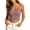 Hot Pink, variant on Pafei Tyugd Women Crop Camisole Spaghetti Strap Tank Tops Built in Bra Y2K Clothes for Going Out Scoop Neck Tshirts Orange L