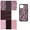 Pink and black Engli, variant on Pack Of 8 PVC Phone Stickers, Customizable Patterns for Personalization & Scratch Resistance