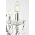 thumbnail image 4 of Indoor Ceiling Decorative Steel St. Francis 4 Light Chrome Pendant Clear Royal Cut Crystal, 4 of 5