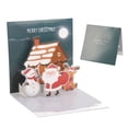 thumbnail image 4 of 3D Christmas Cards, Hot Silver Process Greeting Card With Envelope Sticker For Gift For Decoration D Style,E Style,F Style, 4 of 8