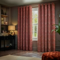 Paoletti Gatsby Jacquard Eyelet Curtains