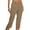 C-Khaki717, variant on DHFJKG Women's Golf Pants Stretch Work Dress Capri Pants Classic Fit Straight Leg Solid Color Flat Front Versatile Trousers