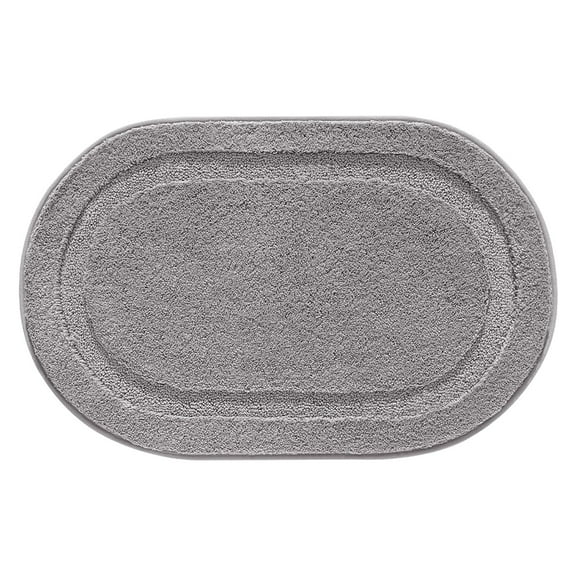 1pc Bath Mat,Oval Bathroom Rug,Bath Mats For Bathroom Non-Slip,Oval Rug,Soft Bathroom Mats And Absorbent Microfiber Machine Washable Bath Mats For Shower Room,Floor16" X 24"
