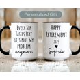 thumbnail image 1 of Custom Retirement Coffee Mug Gift Personalized Happy Retirement Cup Custom Retirement Gift - As Picture - 15Oz, 1 of 4