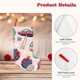 thumbnail image 4 of Lsque Mushroom Pattern 18 Inch Christmas Stockings, Festive Holiday Stocking for Christmas Decorations Holiday Decor, 4 of 8