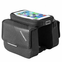 ROCKBROS Bicycle Frame Front Bag Rainproof for 6.0" Touch Screen Phone MTB Bag