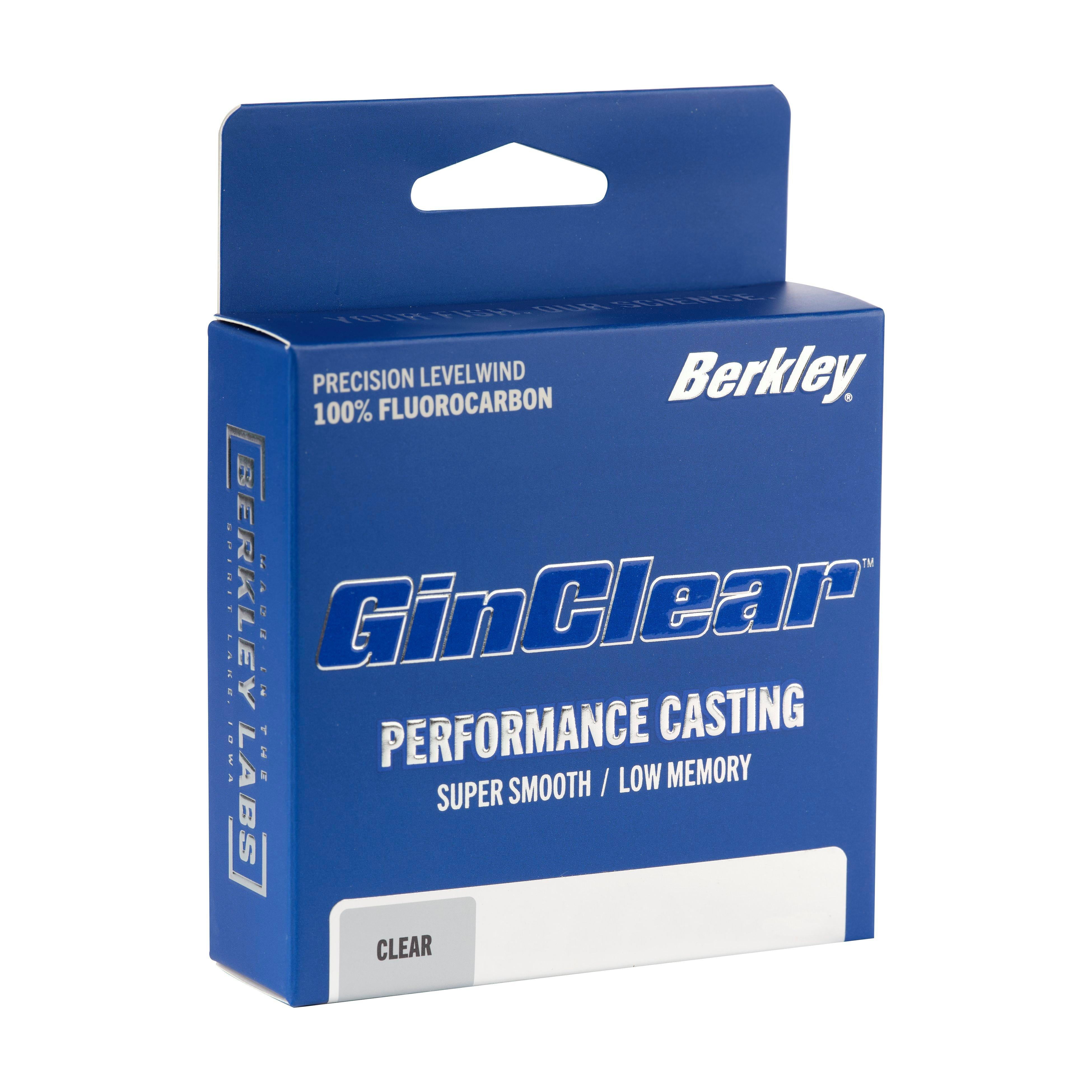 Berkley GINCLEAR Fluorocarbon, Clear, 200 yd,182 m