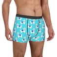 thumbnail image 5 of Men's Boxer Briefs, Classic Cute Alpaca Soft Comfy Mens Underwear Boxer Briefs Breathable With Widen Waist, 5 of 7