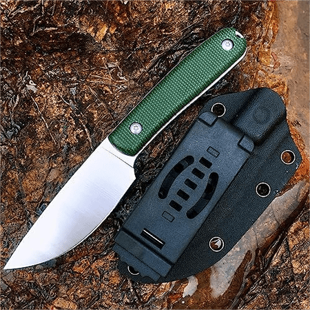 W205 EDC Fixed Blade Knife 14C28N Blade Steel Micarta Handle with Kydex Sheaths for Outdoor Activities Camping$$Other