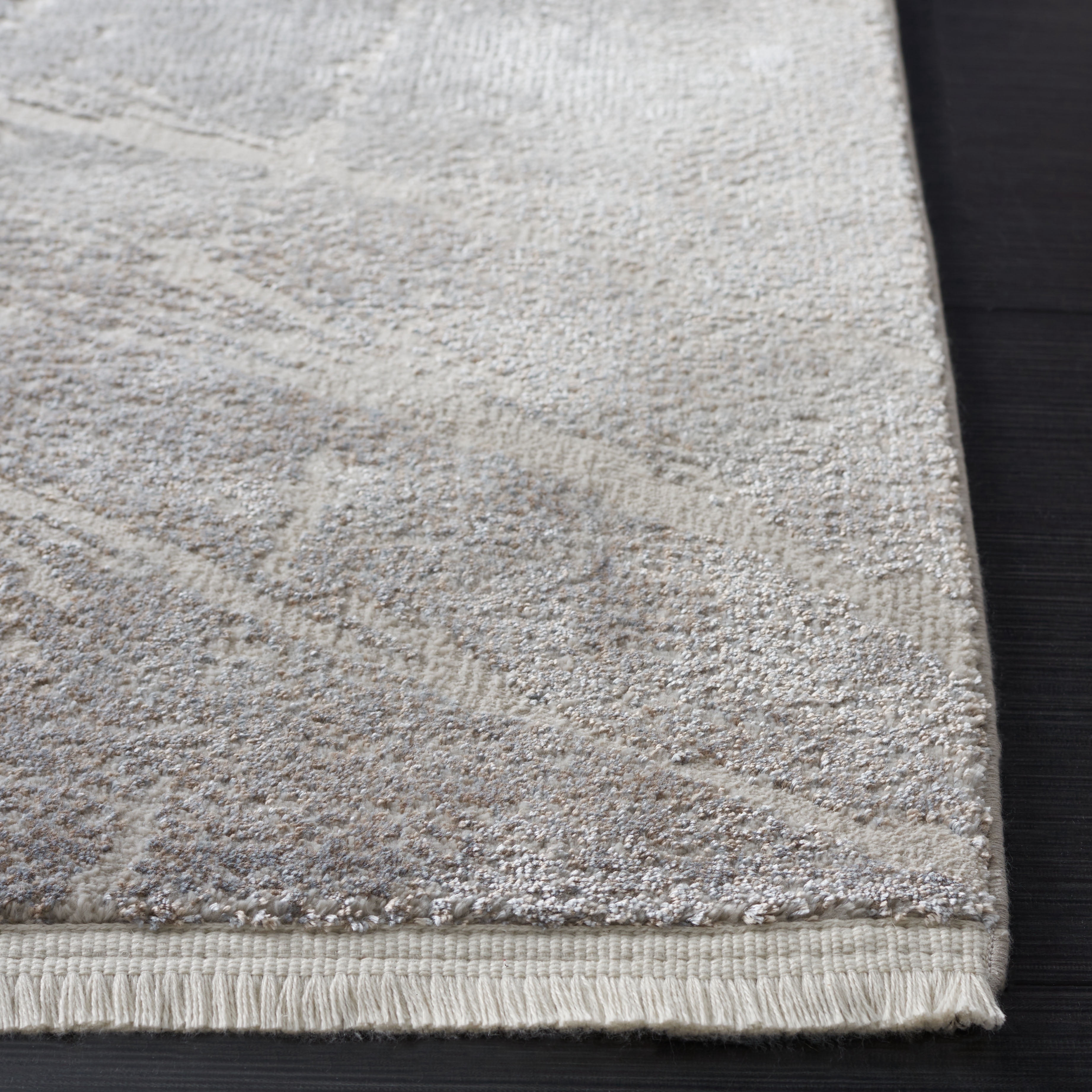 SAFAVIEH Platinum Malandra Abstract Area Rug, Gray/Light Gray, 4' x 6'