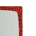thumbnail image 2 of Red Mandala Fitted Sheet, Tribal Motifs Details Floral Wisdom Eastern, Soft Decorative Fabric Bedding, Twin XL Size, Purple Mustard Orange, by Ambesonne, 2 of 2