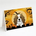 thumbnail image 1 of Halloween Cavalier Spaniel Greeting Cards & Envelopes - Pack of 8, 1 of 1