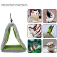 thumbnail image 2 of Nido de pájaros para loros, hamaca cálida de invierno, jaula colgante para cueva, casa de felpa, cabaña Triangular suave, hamaca, cueva colgante, cabaña duradera para acurrucarse, cama de, 2 of 5