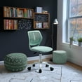 thumbnail image 2 of Homy Casa Adjustable Swivel Desk Chair with Cushioned Seat for Dorm Study Desks, 2 of 10