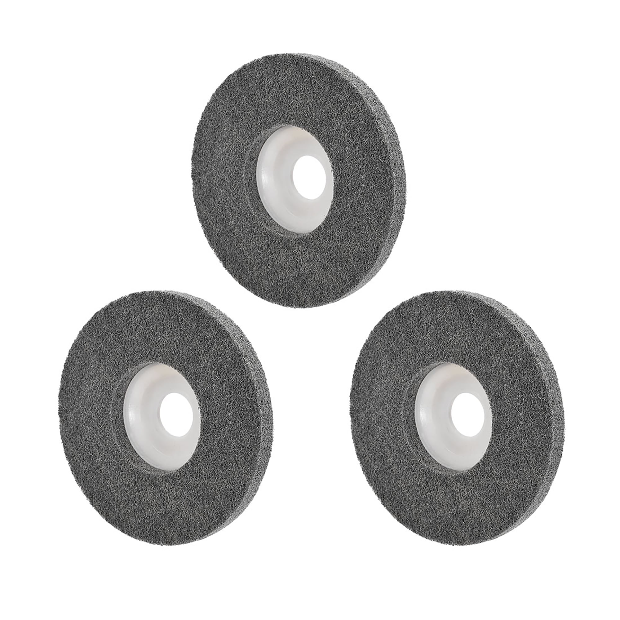 5 Inch Polishing Wheel Buffing Pad Felt Disc for 100 Angle Grinders Red 2pcs
