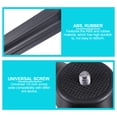 thumbnail image 3 of KONTONTY 2 Pcs Trépied de Table Pliant Noir Usage Professionnel 7.5*1.2*1.2 Po, 3 of 7