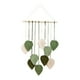 thumbnail image 2 of Tapiz de pared de macramé con artesanías de algodón, decoración de fondo, tapiz bohemio Verde, 2 of 9