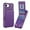 Purple, variant on Dteck for iPhone 16e Wallet Case with Card Holder, Credit Slots Kickstand Heavy Duty Shockproof Phone Cover for Women Men,Black