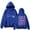 Blue, variant on Up To 50% Off Hoodie Women Script Heart Senior 2025 Graduate High School College Mens Women Sweatshirt Hoodie
