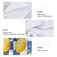 thumbnail image 2 of Yayeee Kitchen Hanging Hand Towels Set of 2 with Loop Bathroom Absorbent Tie Towel, Lemon Checkered, 2 of 7