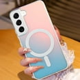 thumbnail image 4 of Designed for Samsung Galaxy S22 Plus Case [Compatible with Magsafe] [Fluorescent Iridescent Color] Slim Shockproof Translucent Matte Protective Phone Case for Women Girls 6.6 Inch, 4 of 8