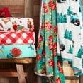 thumbnail image 4 of The Pioneer Woman Charming Check Plush Throw, 50" x 72", Red, 4 of 5