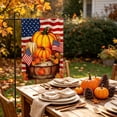 thumbnail image 6 of DefiDgd 12x18inch Bow Pumpkin Pattern Garden Flag,Double Sided Fall Yard Banner Decorative Flag for Thanksgiving Lawn Porch Patio Outdoor Garden Holiday Home Decoration(B), 6 of 6