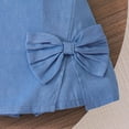thumbnail image 5 of CAIXIA Toddler Baby Girl Outfit Stylish Summer Two Piece Set for Girls Playful Bow Top and Denim Skort Casual Toddler Outfit,11-12 Years, 5 of 7