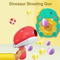 thumbnail image 4 of Pistola De Tiro De Dinosaurio Juguete de juego de tiro de dinosaurio, el mejor regalo para niños y niñas para niños (6 bolas, 1 rojo), 4 of 4