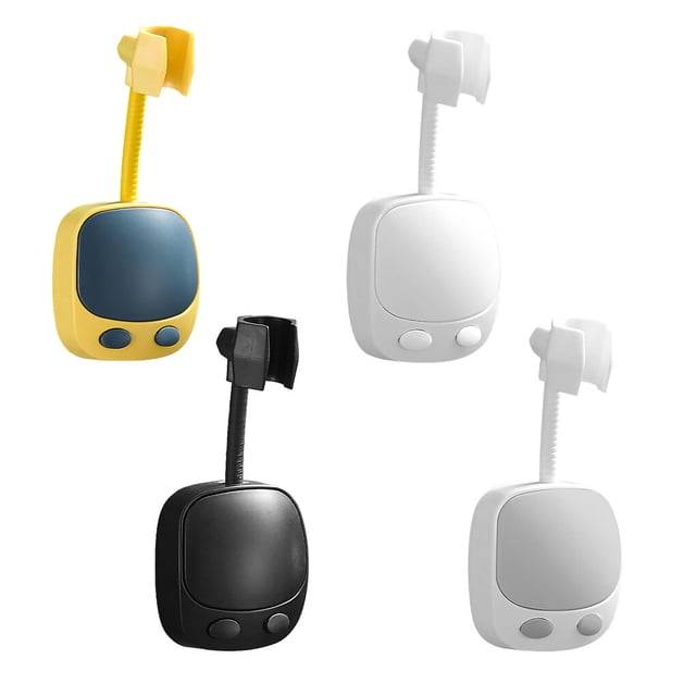 facefd Support de Douche Universel Sans Poinçon Base Fixe Réglable Salle de Bain Porte-Tête de Douche Ventouse Base Fixe, Noir