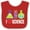 Red and White, variant on Inktastic I Love Science Chemistry Teacher Boys or Girls Baby Bib