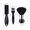 thumbnail image 2 of Cepillo De Limpieza De Cabello Para Barberos Malubero Negro, 2 of 4