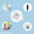 thumbnail image 4 of Pizarra blanca de lona Toy PicassoTiles con 8 azulejos magnéticos, 4 of 6