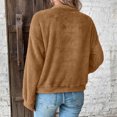 thumbnail image 4 of STETMN Women's Crewneck Warm Sweaters Casual Long Sleeve Fuzzy Knit Chunky Pullover Top Fall Trendy Outfits, 4 of 7
