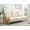 Beige, variant on Leisuremod Jefferson Modern Velvet 3 Seater Sofa With Gold Frame Contemporary Living Room Couch (Beige)
