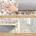 thumbnail image 6 of Yamaziot 2'x6' Boho Runner Rug for Hallway, Washable Laundry Room Rug, Farmhouse Kitchen Mat, Non-Shedding Beige Carpet for Bedroom, Living Room, Dining Room, 6 of 6