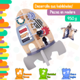 thumbnail image 3 of Cubo de Actividades de Juguetes de Madera Yuff! Temáticos espaciales para niños de 1 a 3 años, 3 of 6