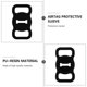 thumbnail image 3 of 2 PCS Silicone Holders Pet Collar Accessories Pet Collar Buckles Anti- Lost Shells Lightweight Covers Pet Protector Collar, 3 of 3