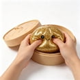 thumbnail image 2 of EGNMCR Stress Relief Toy;Puzzle Stress Relief Toy;Fidget Toy Decompression Big Bun Toy Imitation Of True And False Tool Small Silicone Stress Relieving Release Hand Pinching Stress Ball, 2 of 4