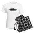 thumbnail image 4 of CafePress - Los Angeles Skyline Women's Light Pajamas - Women's Short Sleeve Print T-Shirt and Pants Light Cotton Pajama Set, 4 of 7